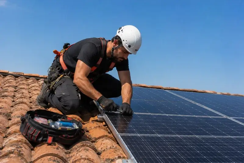 Maintenance et monitoring de panneaux solaires à la Montagne